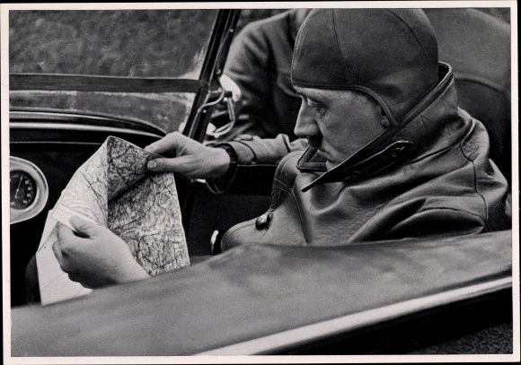 Collective picture Adolf Hitler in the car, road map, compilation no. 15 picture 11