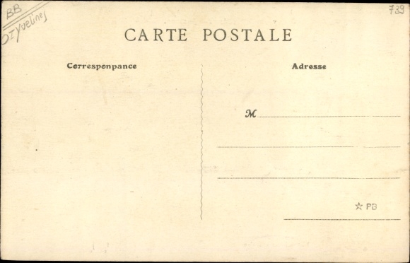 Postcard Juziers Yvelines, Fishing corner