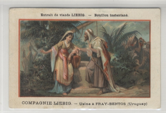 Liebig single picture Sanguitetti 58 Storia sacra II picture a, 1873