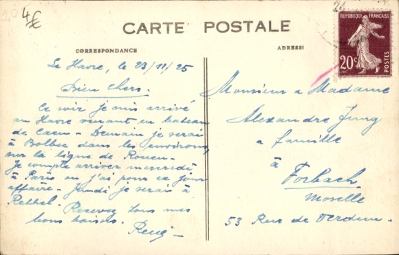 Postcard Le Havre Seine Maritime, Entrée du Paquebot Paris