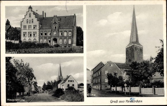 PC Neukirchen Vluyn am Niederrhein, Konvikt, main street, church