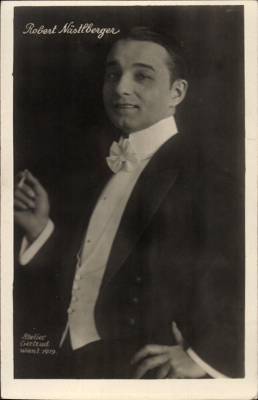 Ak Schauspieler Robert Nästlberger, Portrait