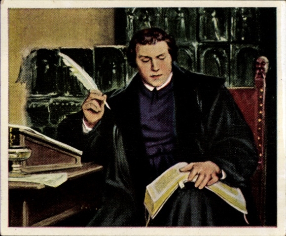 Collector's picture The Greats of World History Group 2 No. 21, Martin Luther