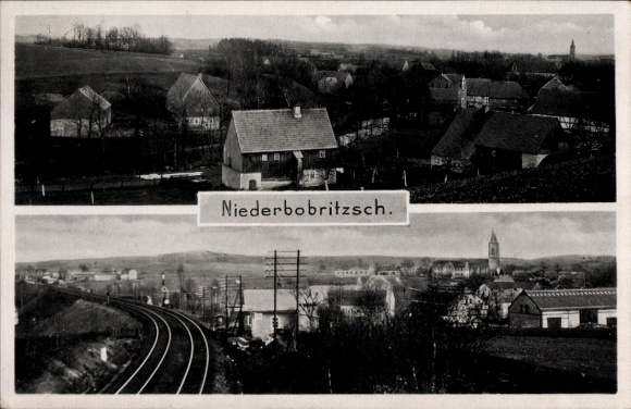 Ak Niederbobritzsch Bobritzsch im Erzgebirge, Gesamtansicht
