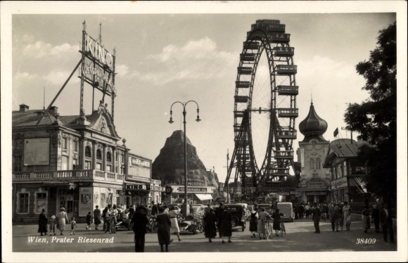 PC Vienna 2. Leopoldstadt, Prater, Ferris wheel, cinema