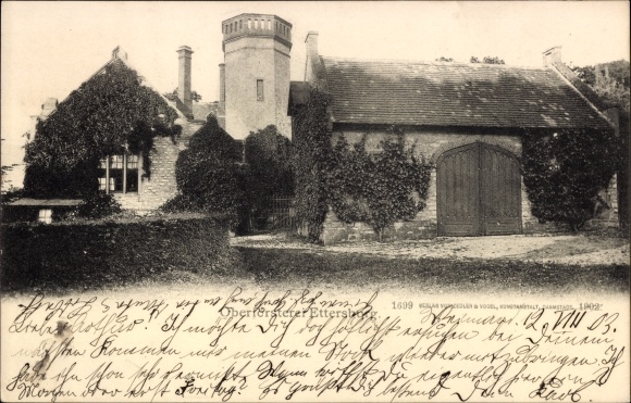 Postcard Ettersburg in Thuringia, head forestry department