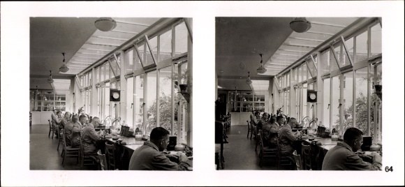 Stereo Raumbild Foto "Die NS-Musterbetriebe" 1937-38 Nr. 64 Rheinisch Westfäl. Elektrizitätswerke