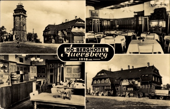 PC Wildenthal Eibenstock in the Erzgebirge, HO Berghotel Auersberg, dining room, waiting room