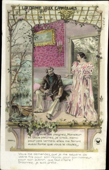 6 starych serii KP „La Dame Aux Camélias”