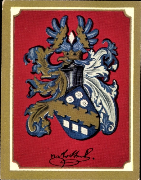 Collection picture Glorious German Coat of Arms No. 28, Karl v. Rotteck, historian and writer