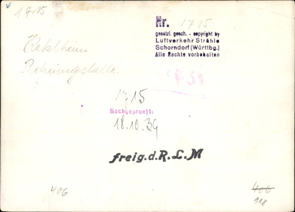 Postcard Kelheim an der Donau Lower Bavaria, Liberation Hall, aerial photograph