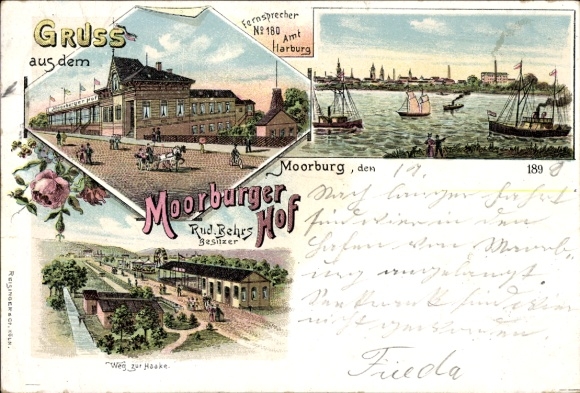 lito Hamburg Harburg Moorburg, Moorburger Hof, impreza żeglarska, ścieżka do Haake