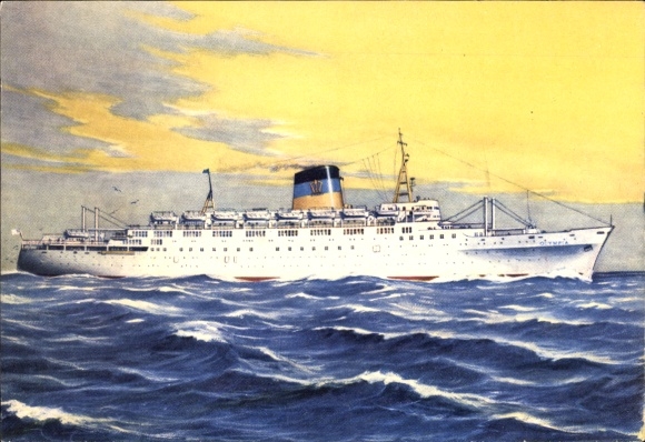 Statek pasażerski Artist KP TSS Olympia, linia grecka