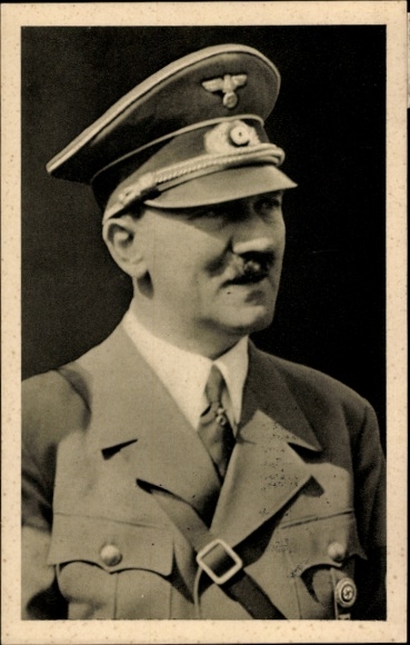 KP Führer i kanclerz Rzeszy Adolf Hitler, portret w mundurze partyjnym