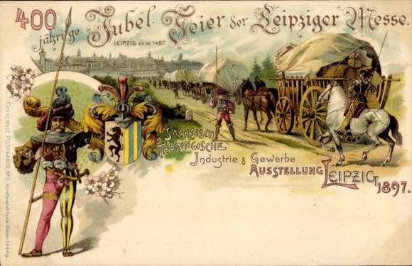 lito Leipzig, Saksońsko-Turyńska Wystawa Przemysłowo-Handlowa 1897, 400 lat Targów