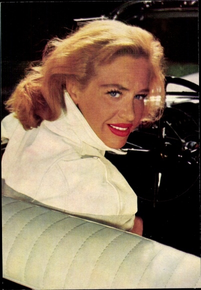 Collector's picture singer and actress Hildegard Knef, portrait, The man who sold himself