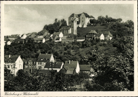 Postcard Westerburg in the Westerwald, general view