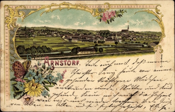 Chromo-Litho Arnstorf Lower Bavaria, general view