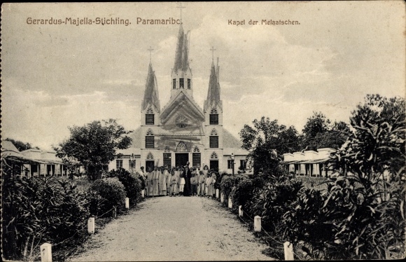 Postcard Paramaribo Suriname, Chapel of the Lepers