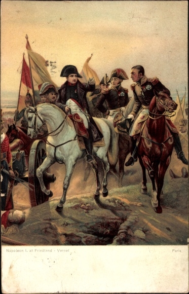 Artist PC Vernet, H., Napoleon 1er, Bataille de Friedland