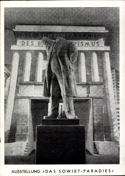 Wystawa Ak. Raj Radziecki, Pomnik Jedności Bolszewików, Berlin Lustgarten 1942