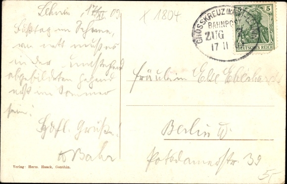Postcard Kloster Lehnin in the Mark, old hermitage