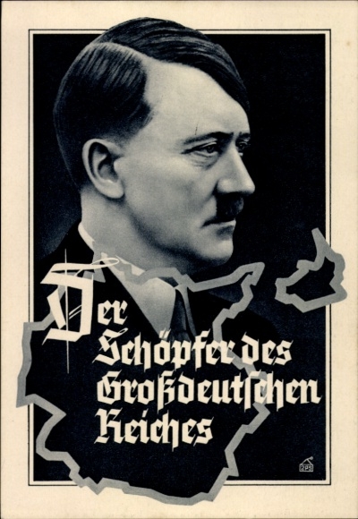 KP Führer i kanclerz Rzeszy Adolf Hitler, twórca Wielkiej Rzeszy Niemieckiej