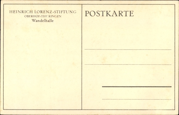 PC Oberhof in the Thuringian Forest, Heinrich Lorenz Foundation, lobby
