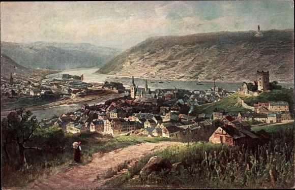 Artist PC Astudin, Bingen am Rhein, general view of the city