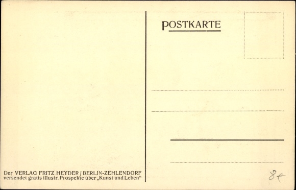 Artist Postcard Bauer, Karl, poet and writer Fritz Reuter