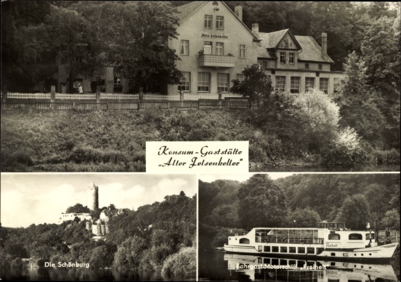 PC Naumburg an der Saale, Alter Felsenkeller, Motorschiff Freiheit, Schönburg
