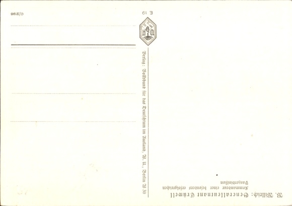 Artist Postcard Willrich, Wolfgang, Lieutenant General Crüwell, Panzer Division of the Wehrmacht, II. World War