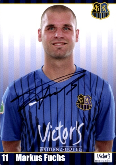 Autograph card footballer Markus Fuchs, 1. FC Saarbrücken, autograph