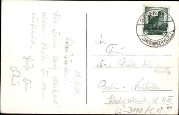 Postcard Uelzen in Lower Saxony, Aussenmühle