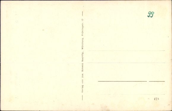 Postcard Veitshöchheim in Lower Franconia, Orpheus