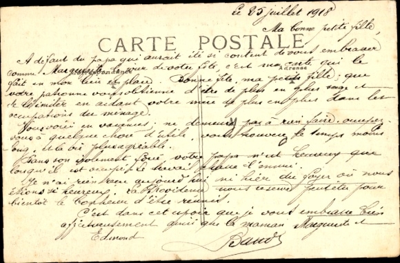 CPA Legend of Saint-Saulge, Les Réverbères