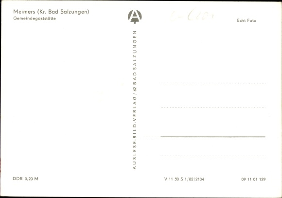 Ansichtkaart Meimers Bad Liebenstein Wartburgkreis, gemeenschapsrestaurant, binnenaanzicht