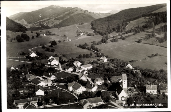 PC Grünenbach in Swabia, aerial photo