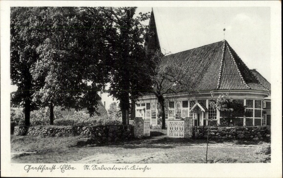 Postcard Geesthacht an der Elbe, St. Salvatoris Church