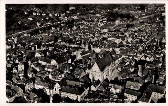 KP Schwäbisch Gmünd w Remstal, zdjęcie lotnicze