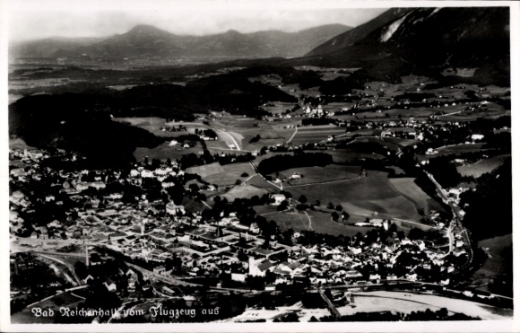 Ak Bad Reichenhall in Oberbayern, Fliegeraufnahme