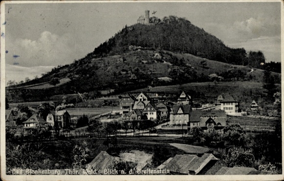 Postcard Berlin Weißensee Blankenburg, Heimstätte Upstall, Blankenburg Castle, view of the city and...
