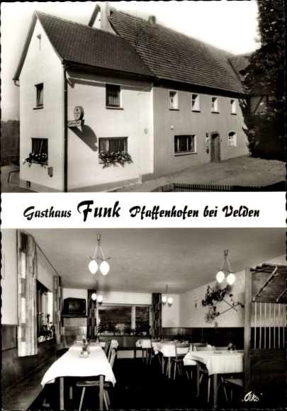 Pfaffenhofen in Württemberg, Gasthaus Funk, building photo, interior view, photography