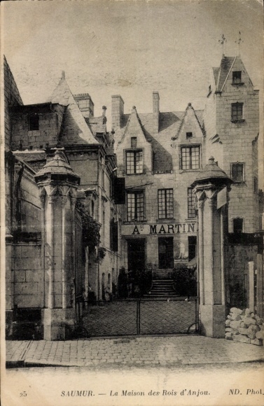 KP Saumur Maine et Loire, A MARTIN, La Maison des Rois d'Anjou, Dakota Północna. Fot