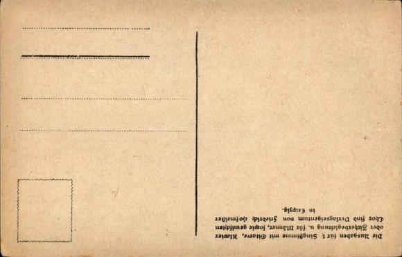 Song Postcard Günther, Anton, Butznlied, parents&#39; house in winter, Ore Mountain dialect No. 22