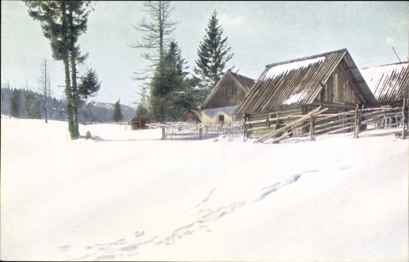 Postcard Mönichkirchen in Niederösterreich, Mönichkirchner Schwaig, Winter