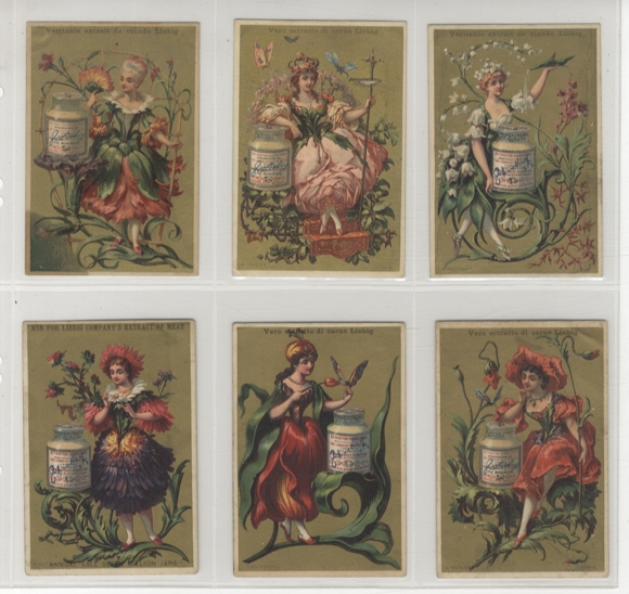 Liebig Pictures Series A 40 Flower Girl I 1883