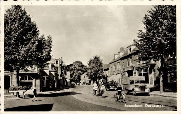 Ak Bennekom Gelderland, Dorpsstraat, LKW