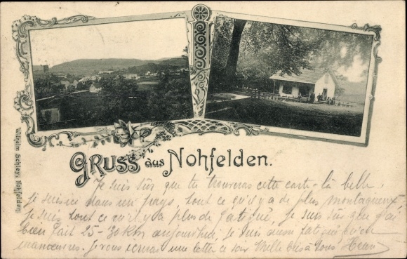 Ansichtkaart Nohfelden bij Saarland, stadsgezichten