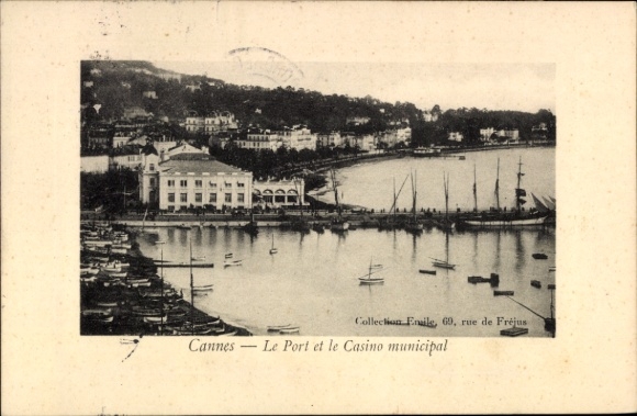 KP Cannes Alpes Maritimes, port, kasyno miejskie, statki,
